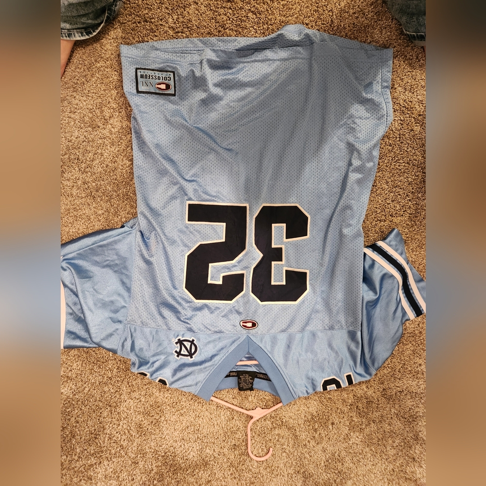 Nike Blue north Carolina football jersey